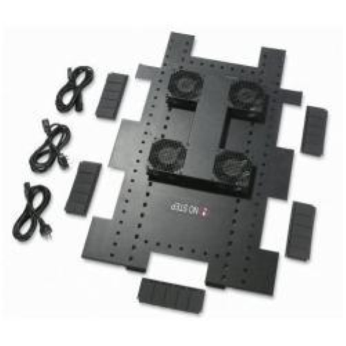 APC Roof Fan Tray - Vassoio ventola rack - 208/230 V c.a. V - nero - per NetShelter SX Enclosure with Sides